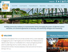 Tablet Screenshot of nurturenaturecenter.org
